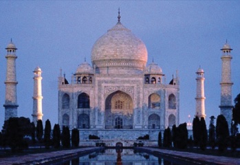 Taj Mahal at night