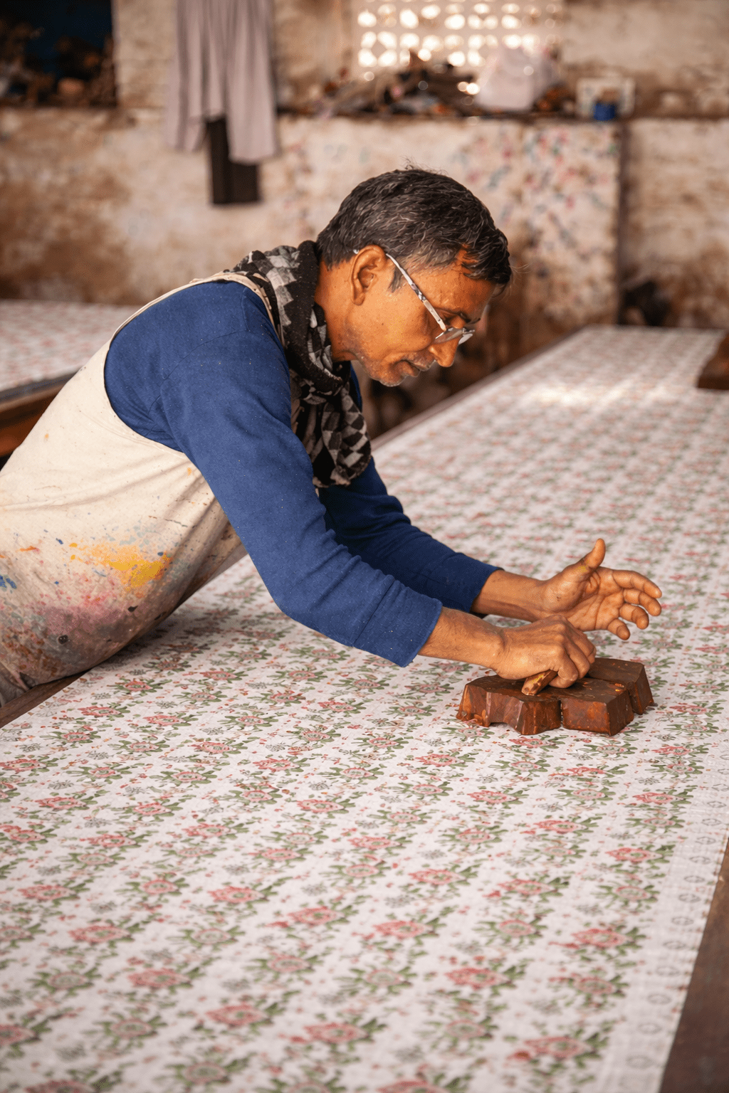 Block Printing at Jaipur
