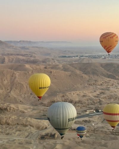 Flight above the Nile