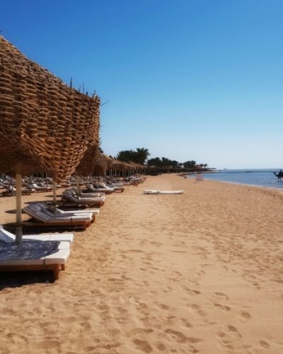 combination of beach and desert